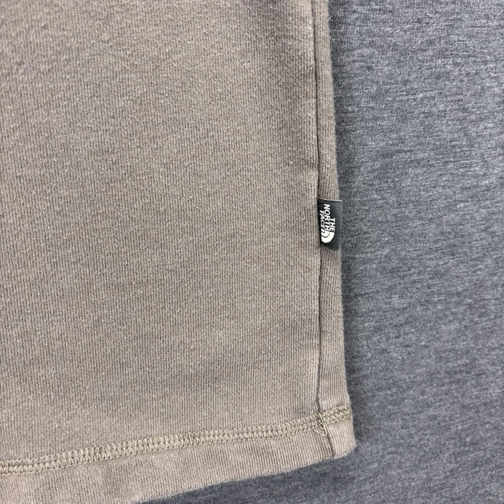 The North Face Sweatshirt Mens Large Brownish Henley Fleece Long Sleeve Pullover